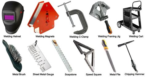 welding metal fabrication tools|different types of welding tools.